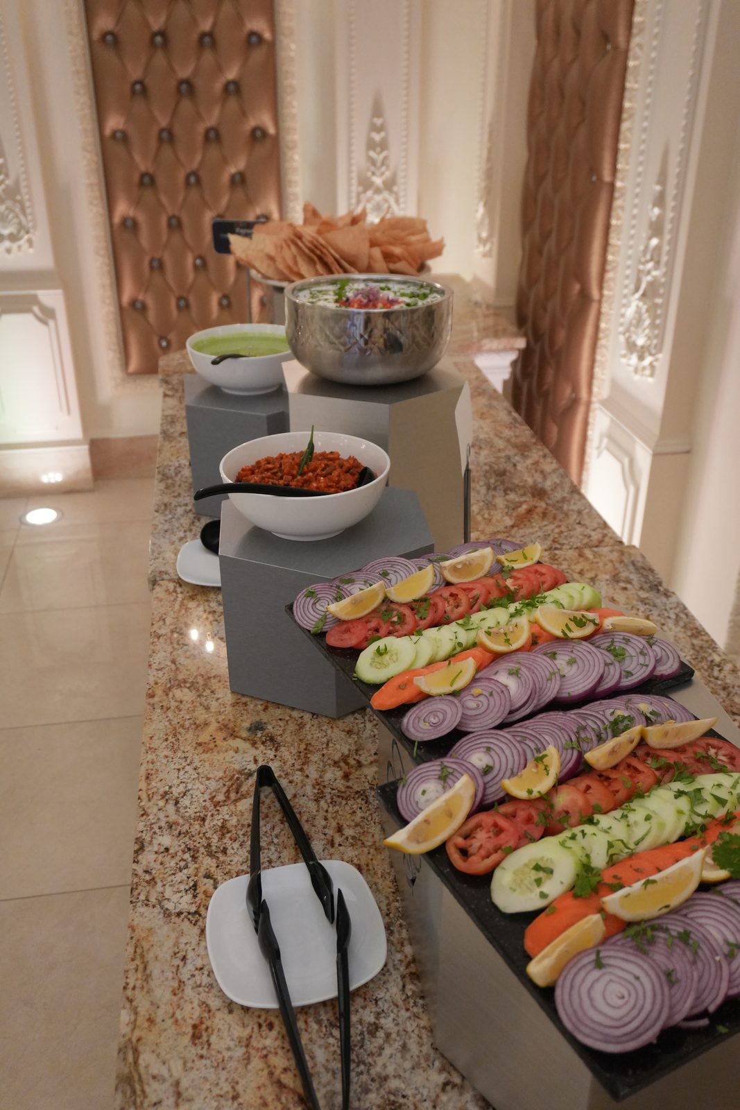 Grand wedding thali